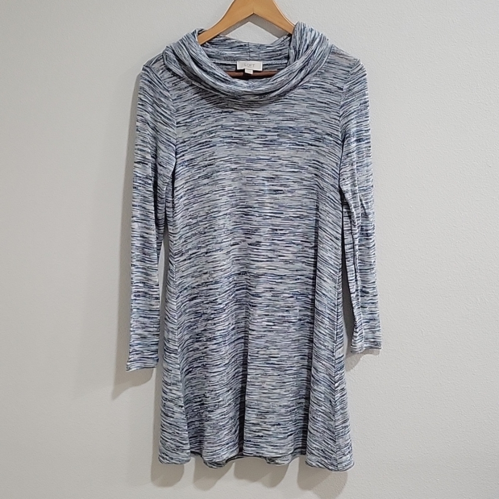 Loft Outlet Lounge Heather's Gray Cowl Neck  Sweater Size XS